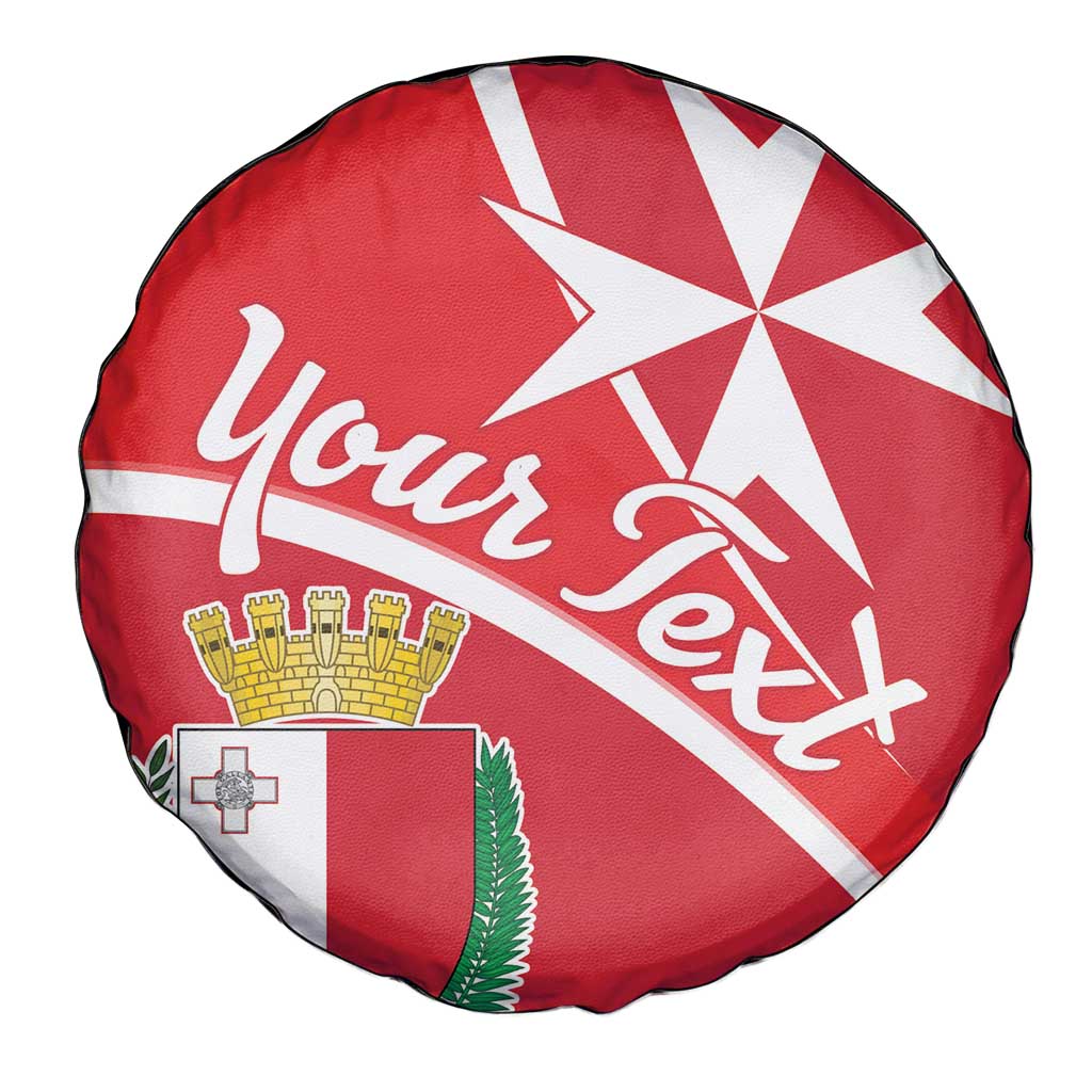Personalized Malta Cross Coat Of Arms Spare Tire Cover - Wonder Print Shop