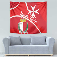 Personalized Malta Cross Coat Of Arms Tapestry - Wonder Print Shop