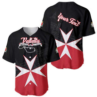 Personalized Malta Cross With Valletta Capital Baseball Jersey - Wonder Print Shop
