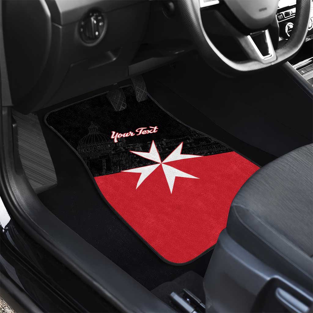 Personalized Malta Cross With Valletta Capital Car Mats - Wonder Print Shop