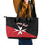 Personalized Malta Cross With Valletta Capital Leather Tote Bag - Wonder Print Shop