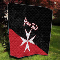 Personalized Malta Cross With Valletta Capital Quilt - Wonder Print Shop