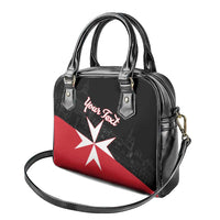 Personalized Malta Cross With Valletta Capital Shoulder Handbag