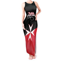 Personalized Malta Cross With Valletta Capital Tank Maxi Dress - Wonder Print Shop