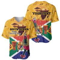 Personalized South Africa Heritage Day Baseball Jersey With Traditional Dancer - Wonder Print Shop