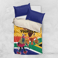 Personalized South Africa Heritage Day Bedding Set With Traditional Dancer - Wonder Print Shop