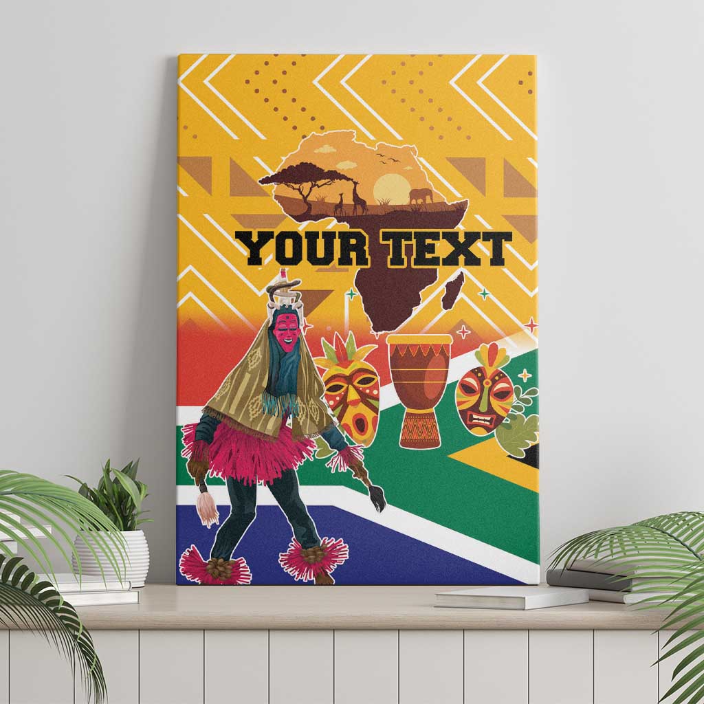 Personalized South Africa Heritage Day Canvas Wall Art With Traditional Dancer - Wonder Print Shop