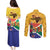 Personalized South Africa Heritage Day Couples Matching Puletasi and Long Sleeve Button Shirt With Traditional Dancer - Wonder Print Shop