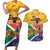 Personalized South Africa Heritage Day Couples Matching Short Sleeve Bodycon Dress and Hawaiian Shirt With Traditional Dancer - Wonder Print Shop