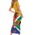 Personalized South Africa Heritage Day Family Matching Short Sleeve Bodycon Dress and Hawaiian Shirt With Traditional Dancer - Wonder Print Shop