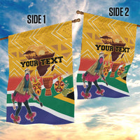 Personalized South Africa Heritage Day Garden Flag With Traditional Dancer - Wonder Print Shop