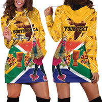 Personalized South Africa Heritage Day Hoodie Dress With Traditional Dancer - Wonder Print Shop