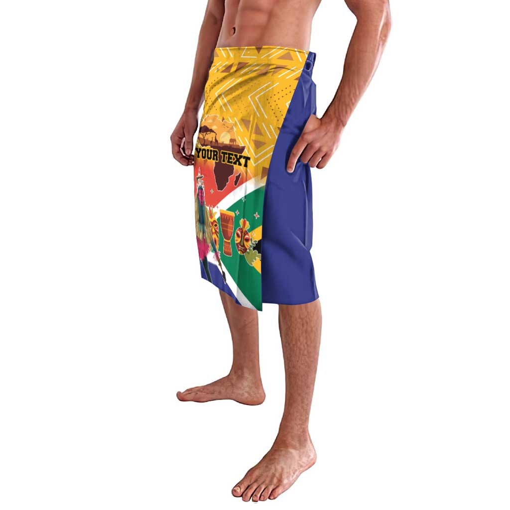 Personalized South Africa Heritage Day Lavalava With Traditional Dancer - Wonder Print Shop