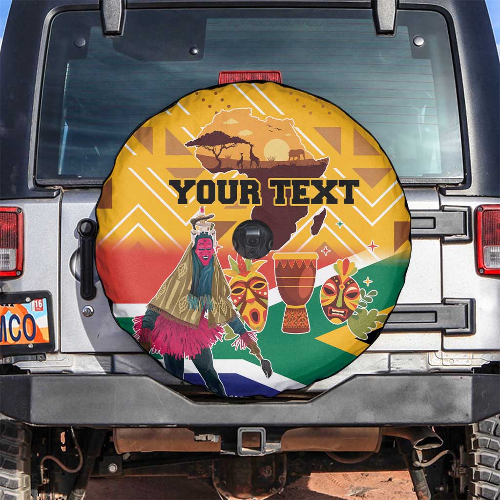 Personalized South Africa Heritage Day Spare Tire Cover With Traditional Dancer - Wonder Print Shop