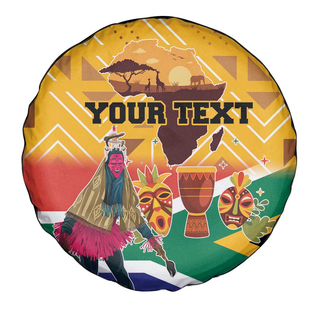 Personalized South Africa Heritage Day Spare Tire Cover With Traditional Dancer - Wonder Print Shop
