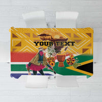 Personalized South Africa Heritage Day Tablecloth With Traditional Dancer - Wonder Print Shop