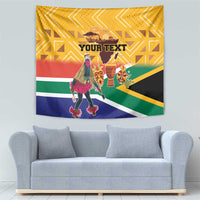 Personalized South Africa Heritage Day Tapestry With Traditional Dancer - Wonder Print Shop