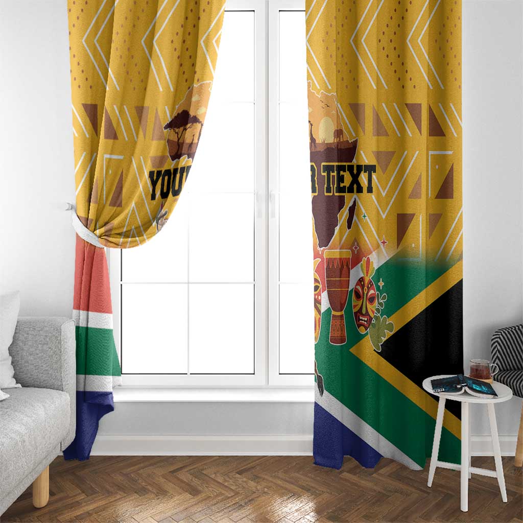 Personalized South Africa Heritage Day Window Curtain With Traditional Dancer - Wonder Print Shop
