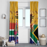 Personalized South Africa Heritage Day Window Curtain With Traditional Dancer - Wonder Print Shop