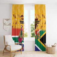 Personalized South Africa Heritage Day Window Curtain With Traditional Dancer - Wonder Print Shop