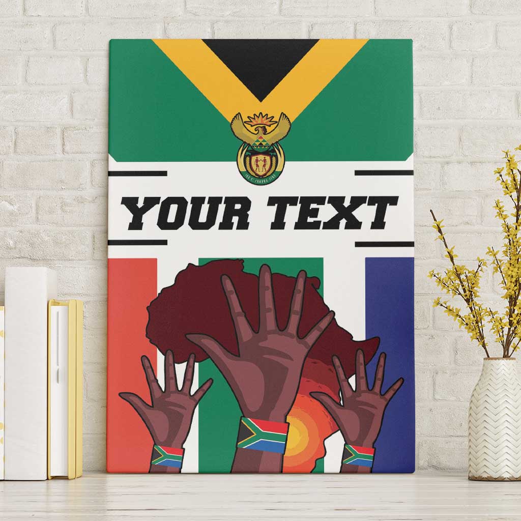 Personalized South Africa Heritage Day Canvas Wall Art Flag Style - Wonder Print Shop
