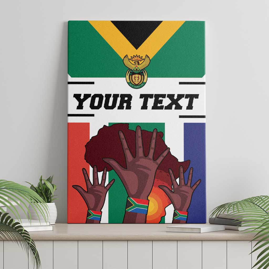 Personalized South Africa Heritage Day Canvas Wall Art Flag Style - Wonder Print Shop