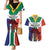 Personalized South Africa Heritage Day Couples Matching Mermaid Dress and Hawaiian Shirt Flag Style - Wonder Print Shop