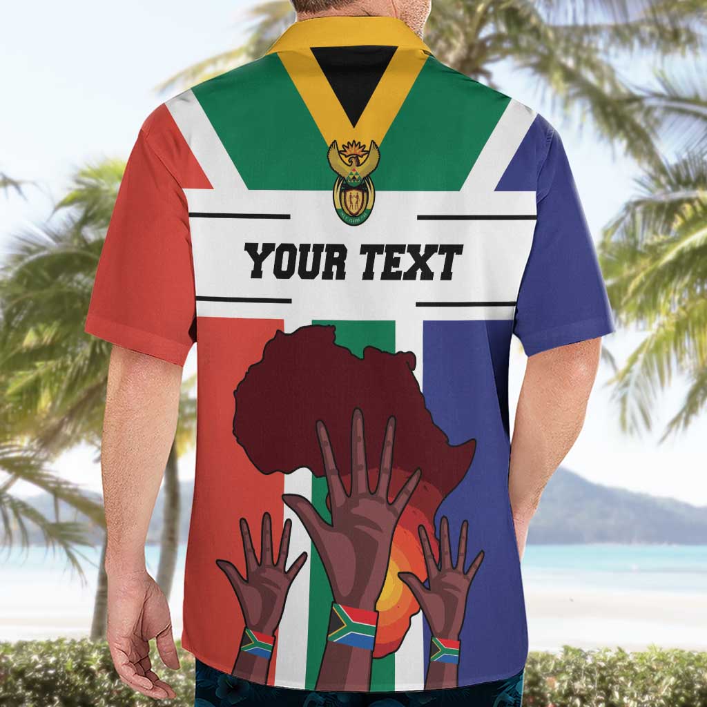 Personalized South Africa Heritage Day Hawaiian Shirt Flag Style - Wonder Print Shop