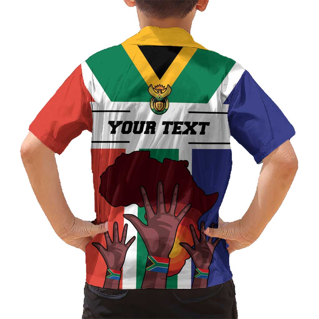 Personalized South Africa Heritage Day Hawaiian Shirt Flag Style - Wonder Print Shop