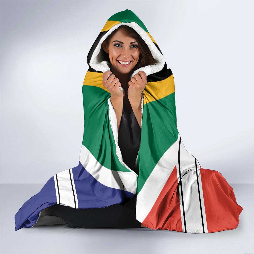 Personalized South Africa Heritage Day Hooded Blanket Flag Style