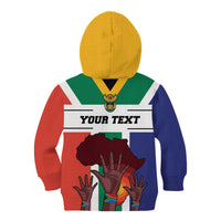 Personalized South Africa Heritage Day Kid Hoodie Flag Style - Wonder Print Shop