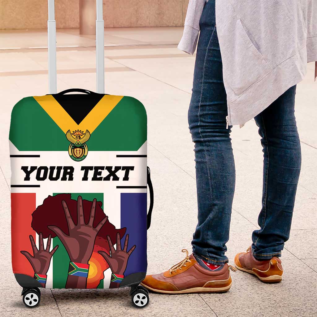 Personalized South Africa Heritage Day Luggage Cover Flag Style - Wonder Print Shop