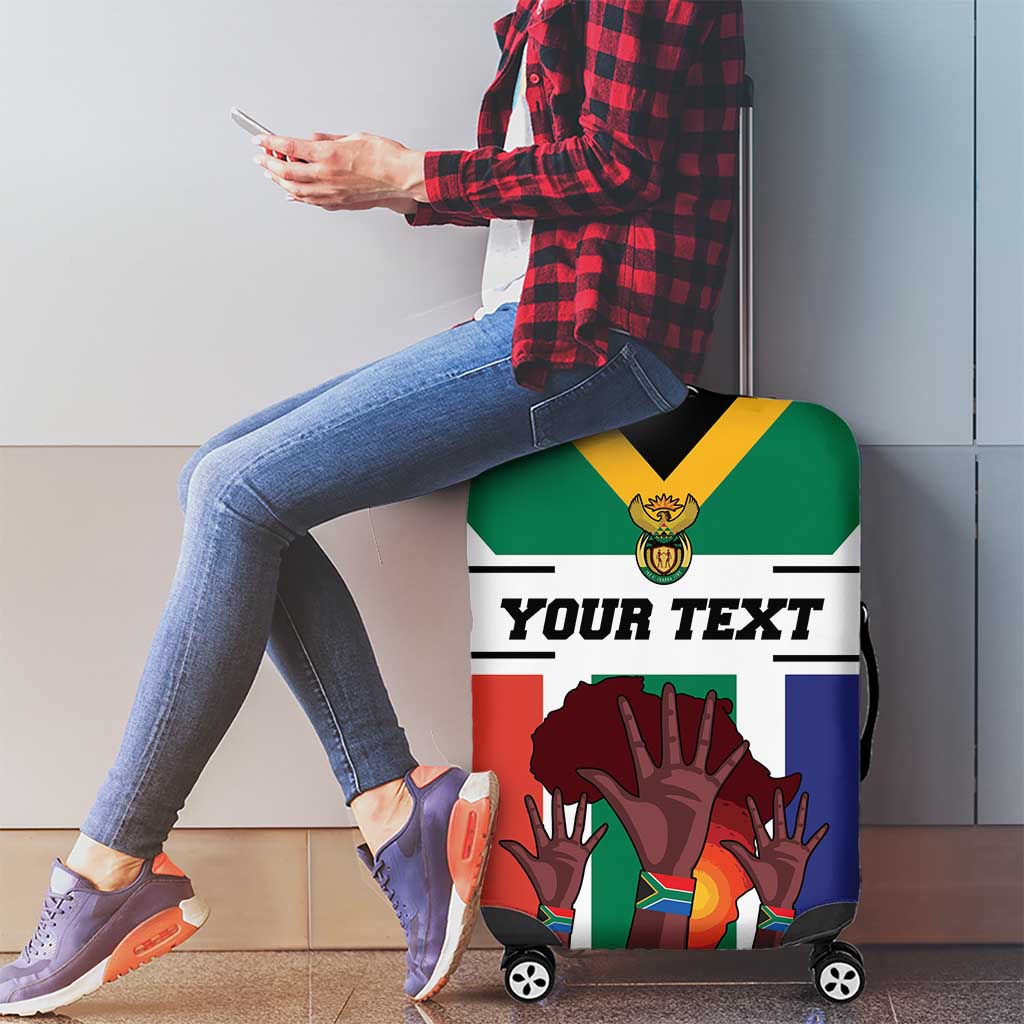 Personalized South Africa Heritage Day Luggage Cover Flag Style - Wonder Print Shop