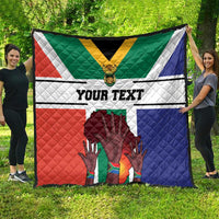 Personalized South Africa Heritage Day Quilt Flag Style - Wonder Print Shop