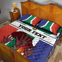 Personalized South Africa Heritage Day Quilt Bed Set Flag Style - Wonder Print Shop