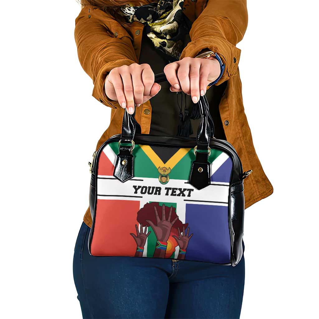 Personalized South Africa Heritage Day Shoulder Handbag Flag Style