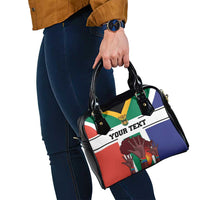 Personalized South Africa Heritage Day Shoulder Handbag Flag Style