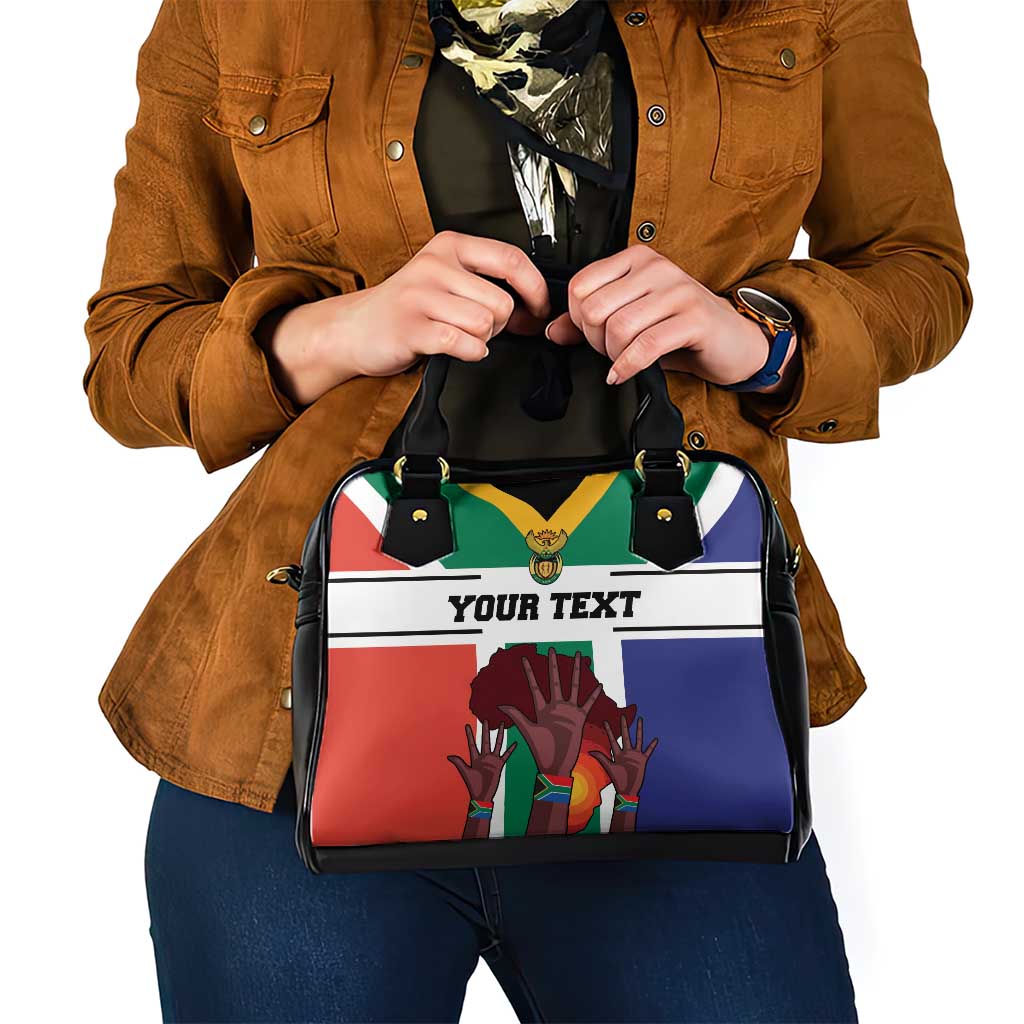 Personalized South Africa Heritage Day Shoulder Handbag Flag Style