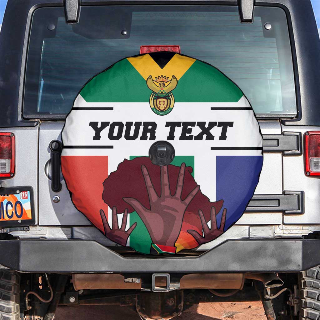 Personalized South Africa Heritage Day Spare Tire Cover Flag Style - Wonder Print Shop