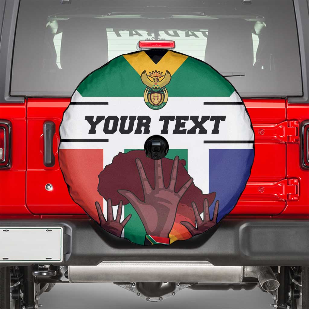 Personalized South Africa Heritage Day Spare Tire Cover Flag Style - Wonder Print Shop