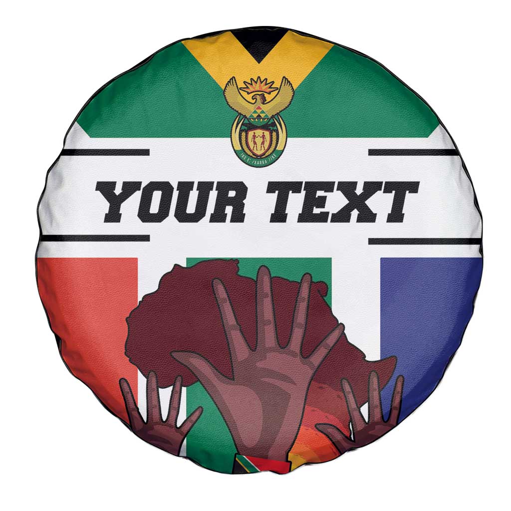 Personalized South Africa Heritage Day Spare Tire Cover Flag Style - Wonder Print Shop