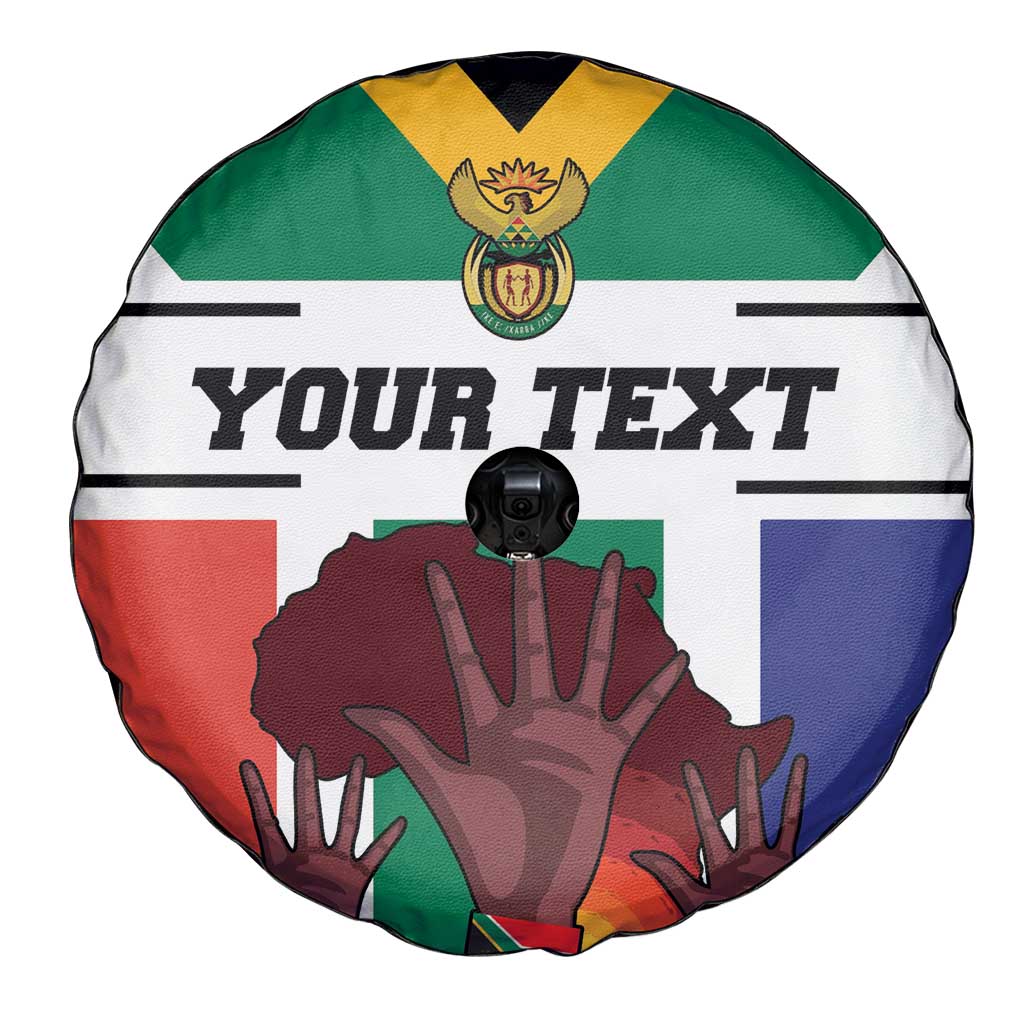 Personalized South Africa Heritage Day Spare Tire Cover Flag Style - Wonder Print Shop