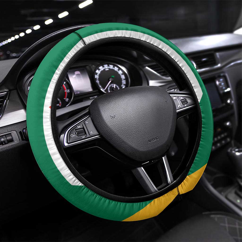 South Africa Heritage Day Steering Wheel Cover Flag Style - Wonder Print Shop