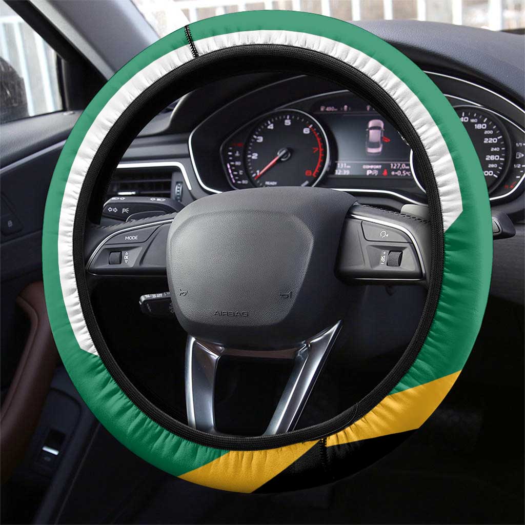 South Africa Heritage Day Steering Wheel Cover Flag Style - Wonder Print Shop