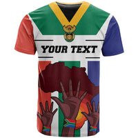Personalized South Africa Heritage Day T Shirt Flag Style - Wonder Print Shop