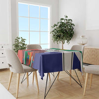 Personalized South Africa Heritage Day Tablecloth Flag Style - Wonder Print Shop