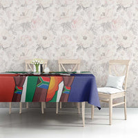 Personalized South Africa Heritage Day Tablecloth Flag Style - Wonder Print Shop