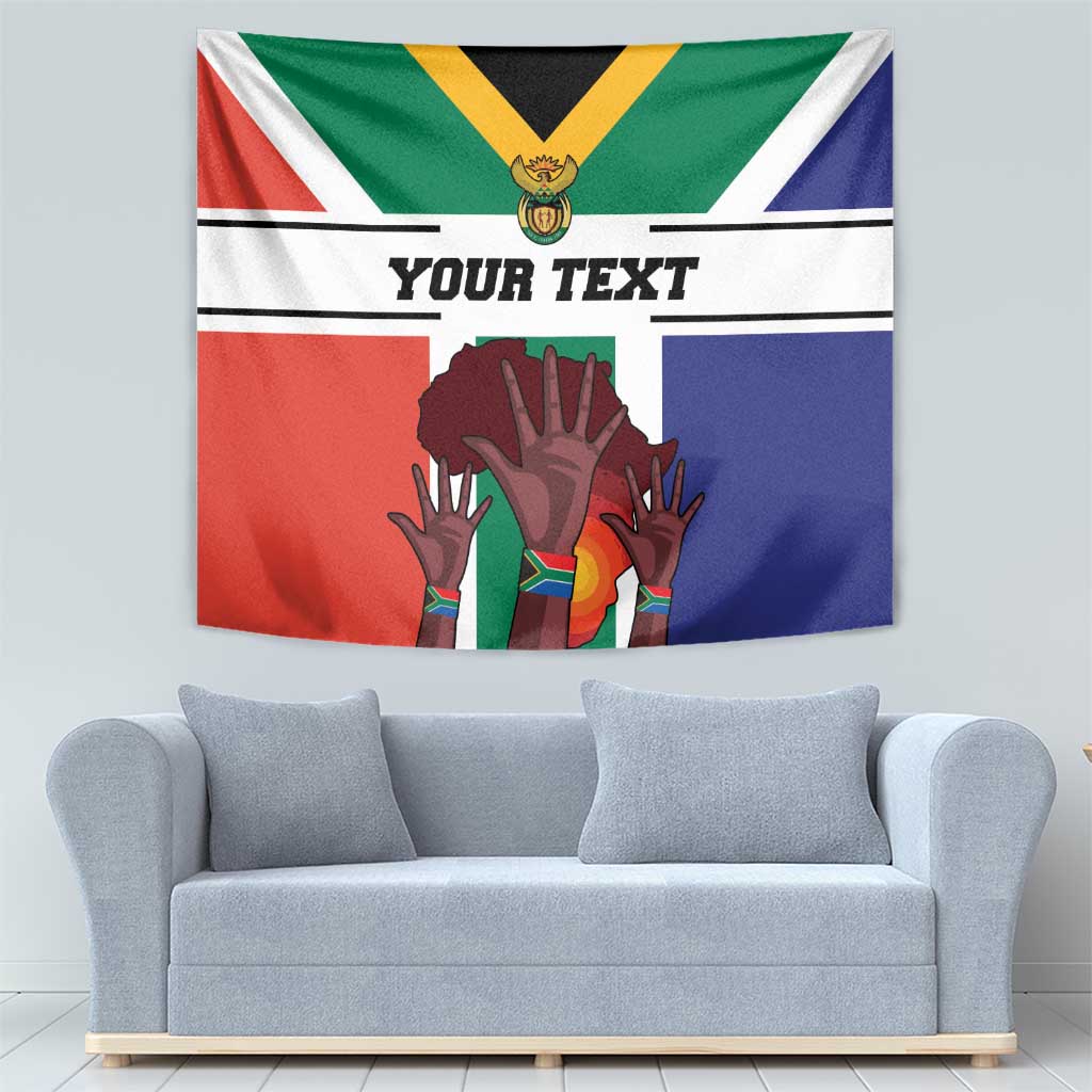 Personalized South Africa Heritage Day Tapestry Flag Style - Wonder Print Shop
