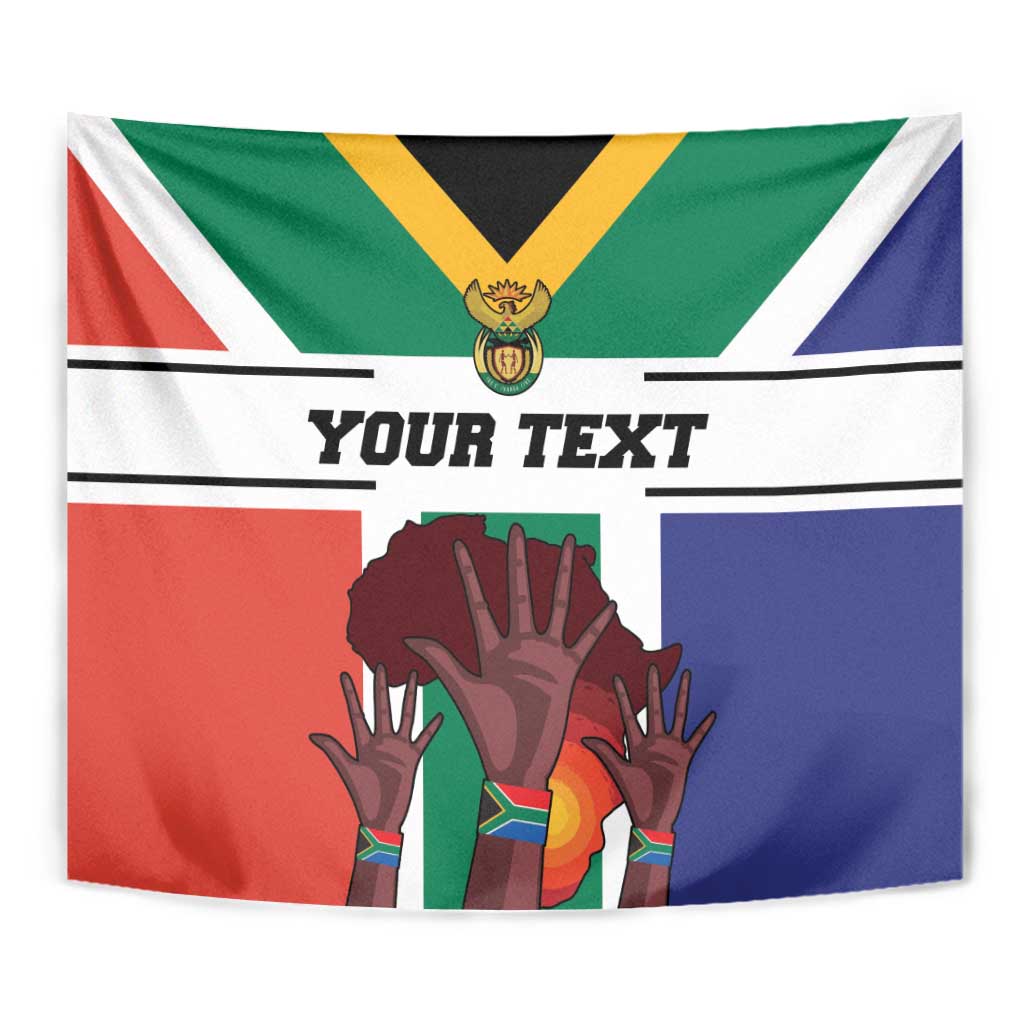 Personalized South Africa Heritage Day Tapestry Flag Style - Wonder Print Shop