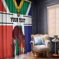 Personalized South Africa Heritage Day Window Curtain Flag Style - Wonder Print Shop
